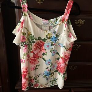 Sweet Pea Cream and Pink Blouse